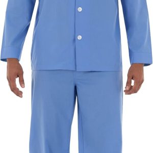 Men's Long Sleeve Broadcloth Pajama Set