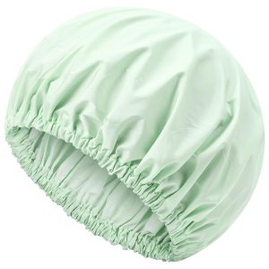 Shower Caps For Women Reusable Waterproof Keeping Hair Dry When Taking a Bath