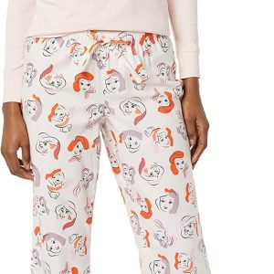 Womens Flannel Pajama Sleep Sets