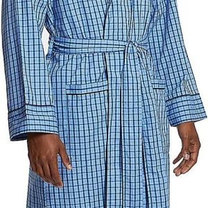 mens Long-sleeve Lightweight Cotton Woven-robe